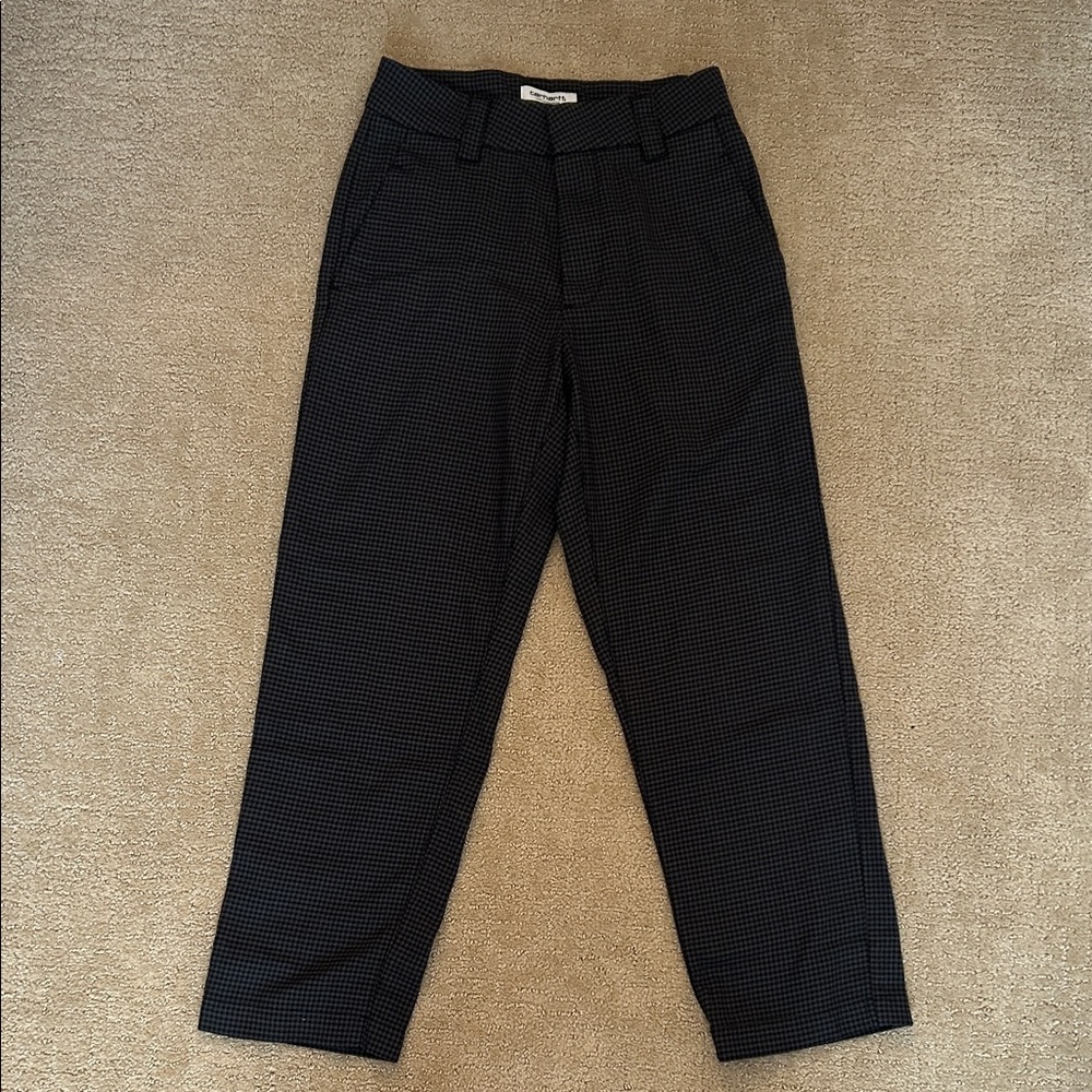 Carhartt Women's Black Checkered Pants